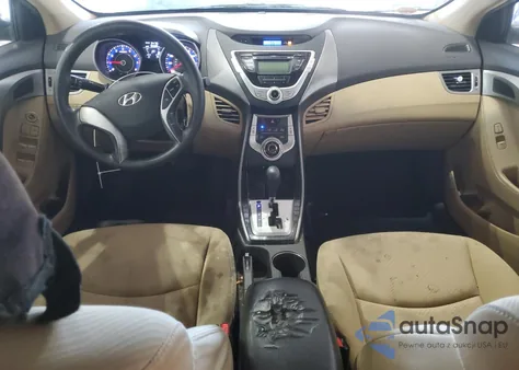 2012 Hyundai Elantra Gls z USA, uszkodzony, nr VIN KMHDH4AE4CU430067